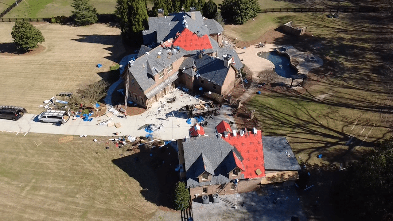 Drafted Home 10 Full roof replacement at Lake Oconee, GA