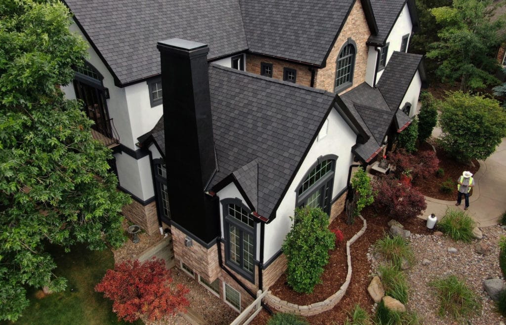 Tile and Slate Roofing in Greensboro GA 2 Synthetic slate installation Greene County GA